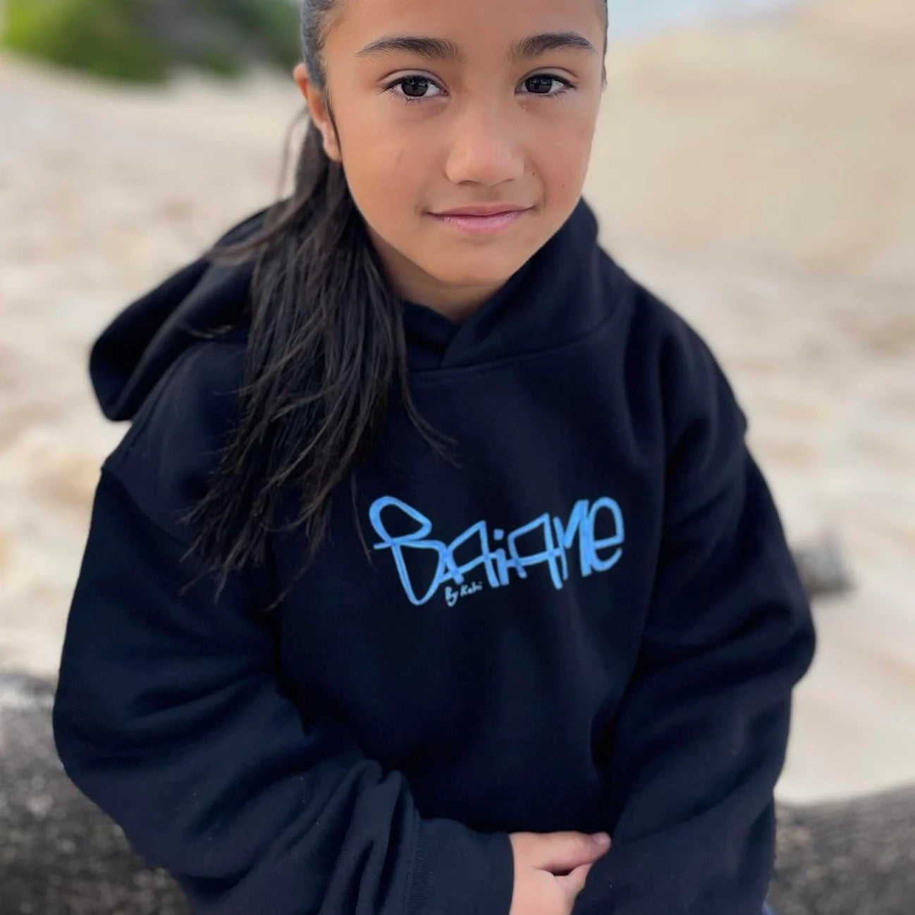Kid's Baiame Ocean Totem Hoodie