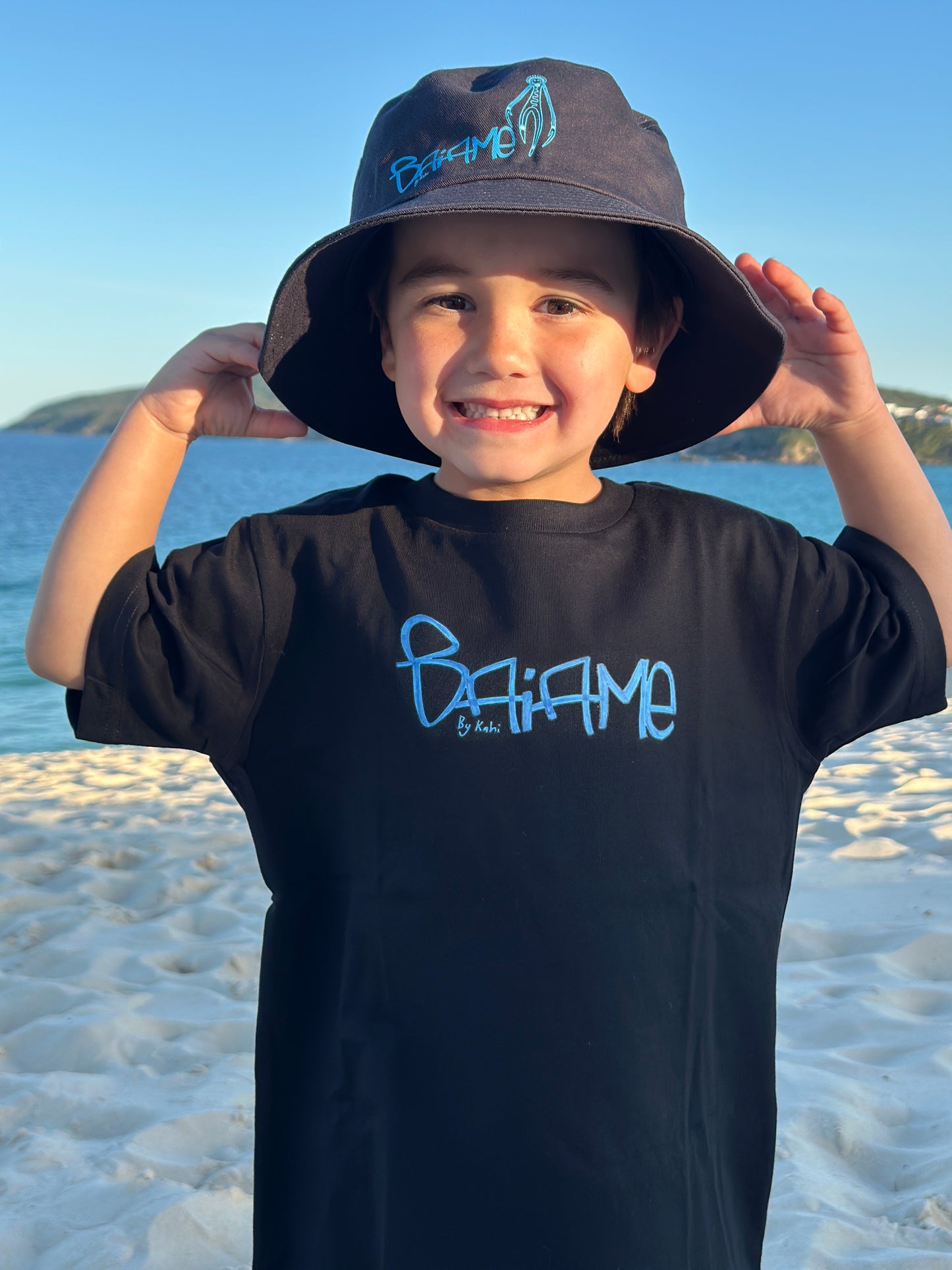 Kid's Baiame Ocean Totem Tee