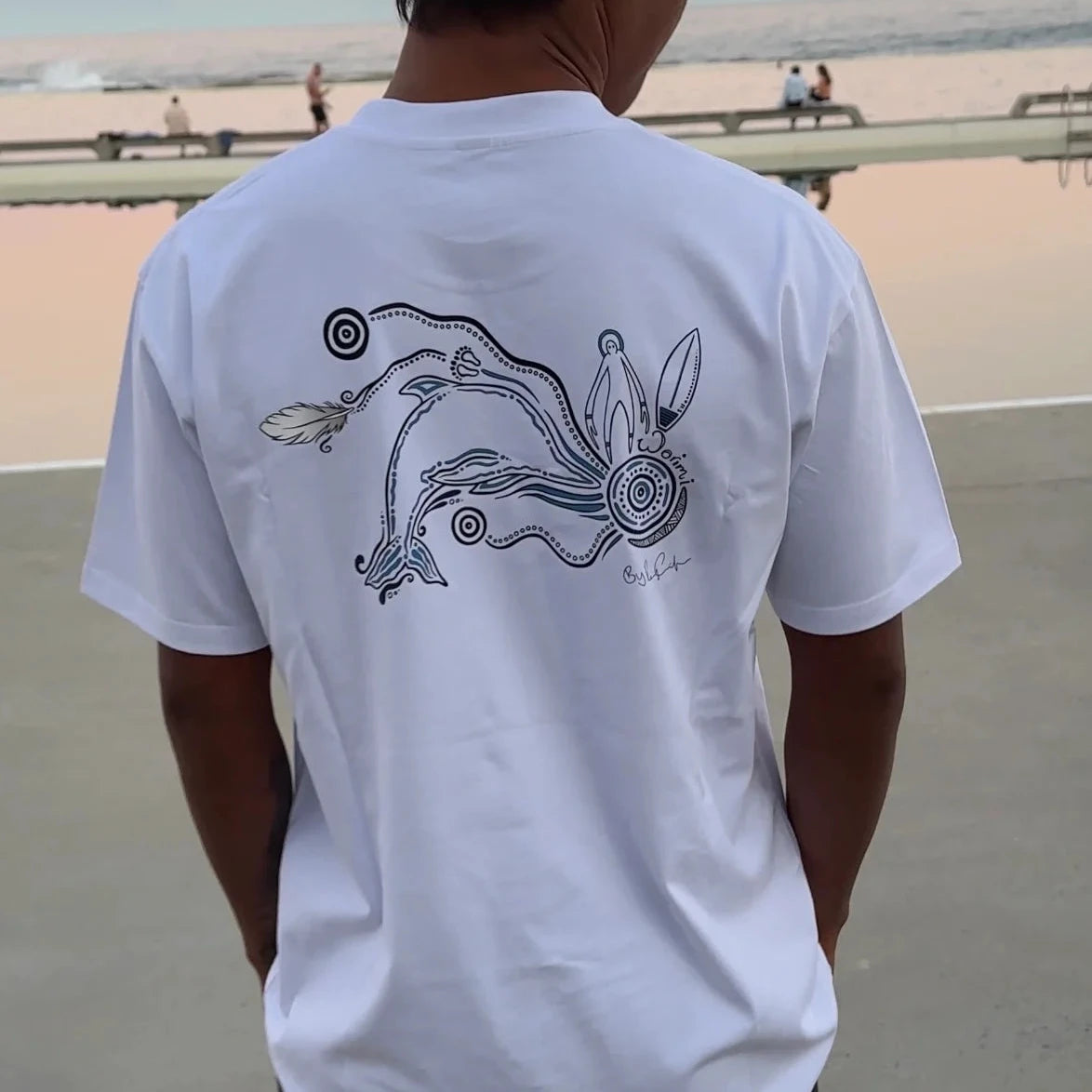Men’s Baiame Ocean Totem Tee